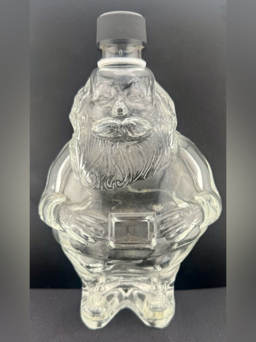 Santa Claus bottle. Owens-Illinois Glass Company. Circa 1930s - 1950s. 8”
